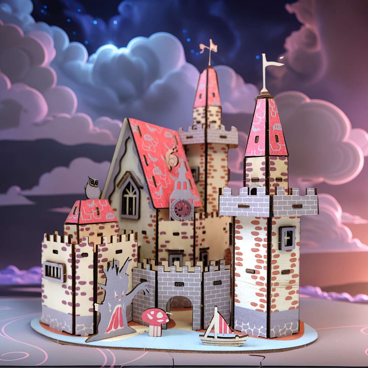 Building Toy Architectural Model Toy Set Model Fantasy Castle