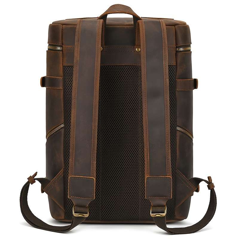 Men S Backpack Dark Brown1