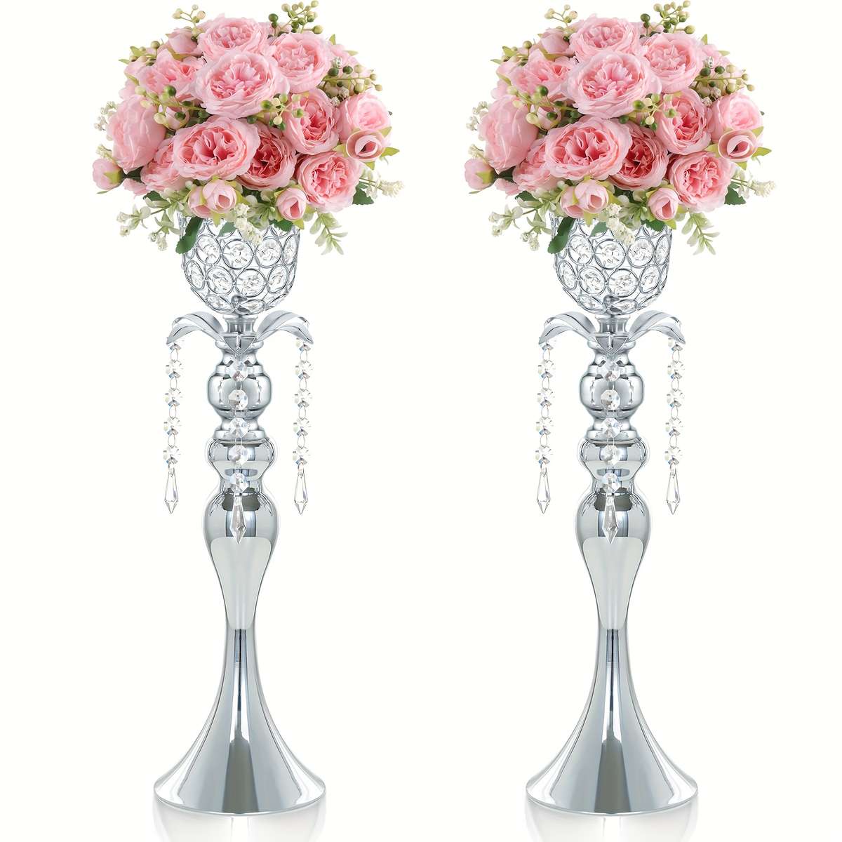 Wedding Supplies Color Silvery Quantity 2Pcs