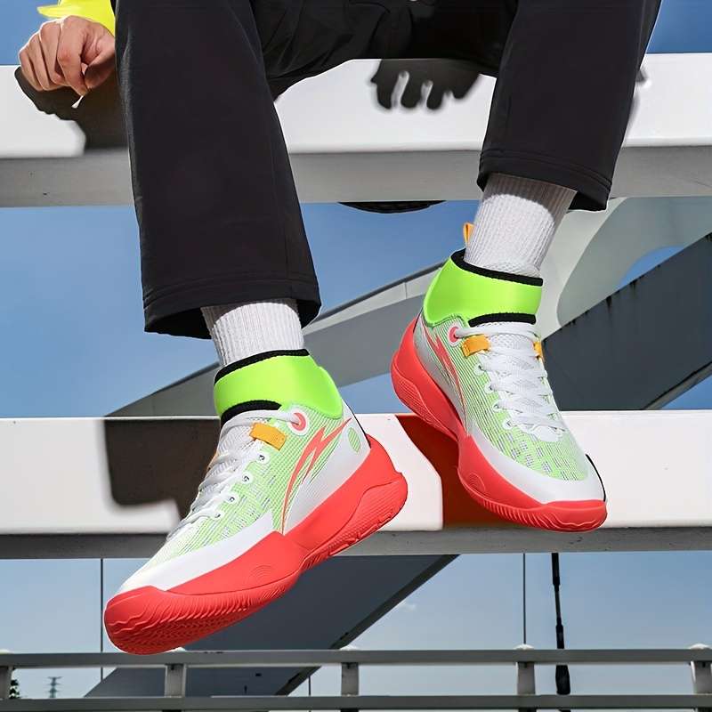 Sneakers Fluorescent Fruit Red Size Uk 7