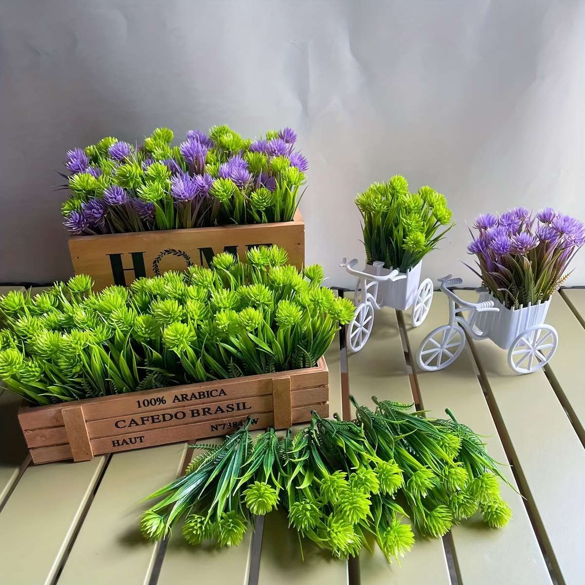 Simulated Flower Color Mixed Color Quantity32Pcs