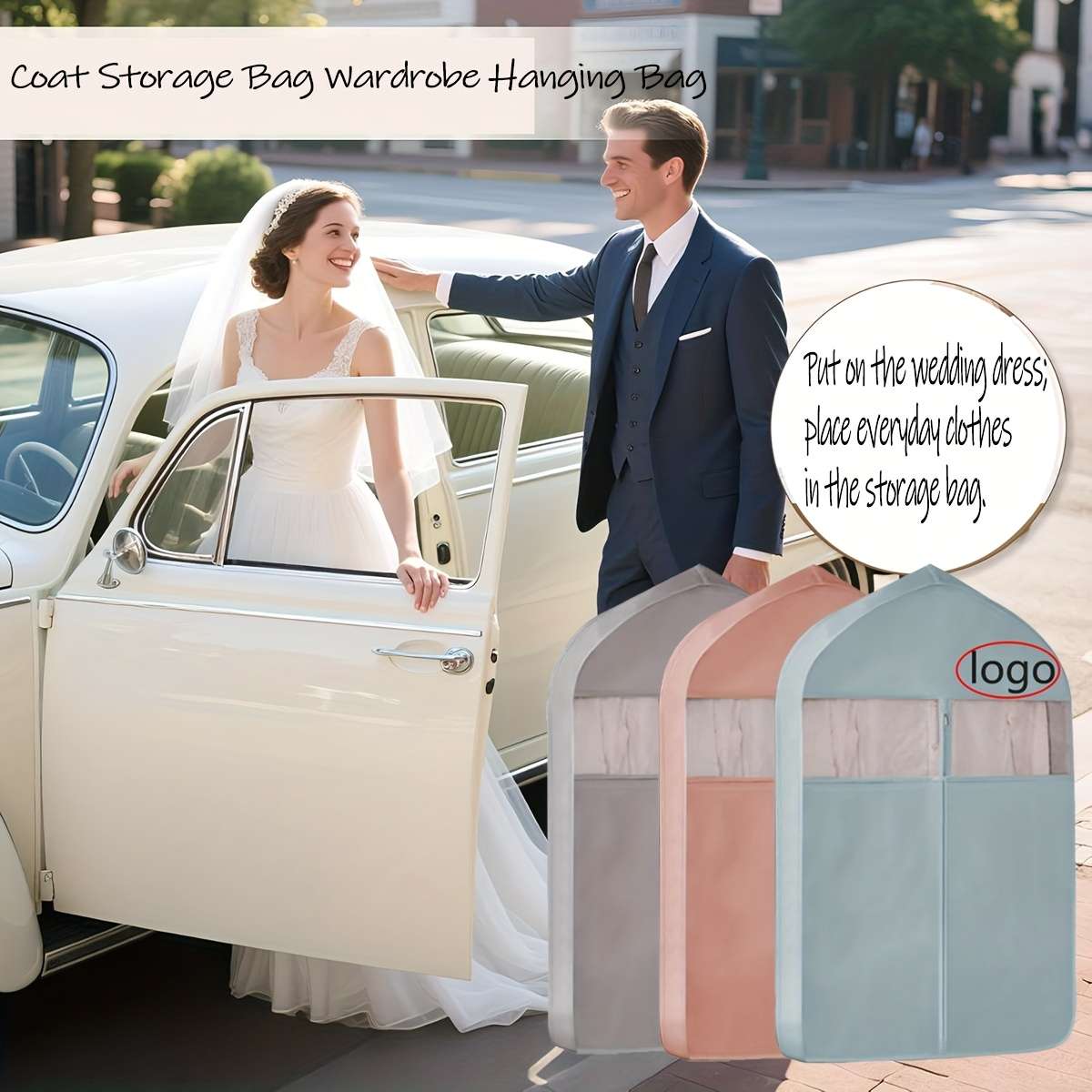 Storage Bag Color Gray M Quantity