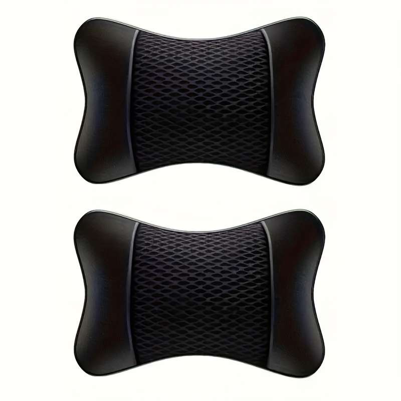Car Seat Cushion 2Pcs Black