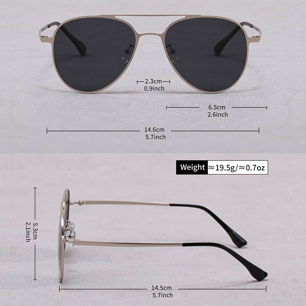 Cycling Glasses Color Black Frame Black Gray Lens