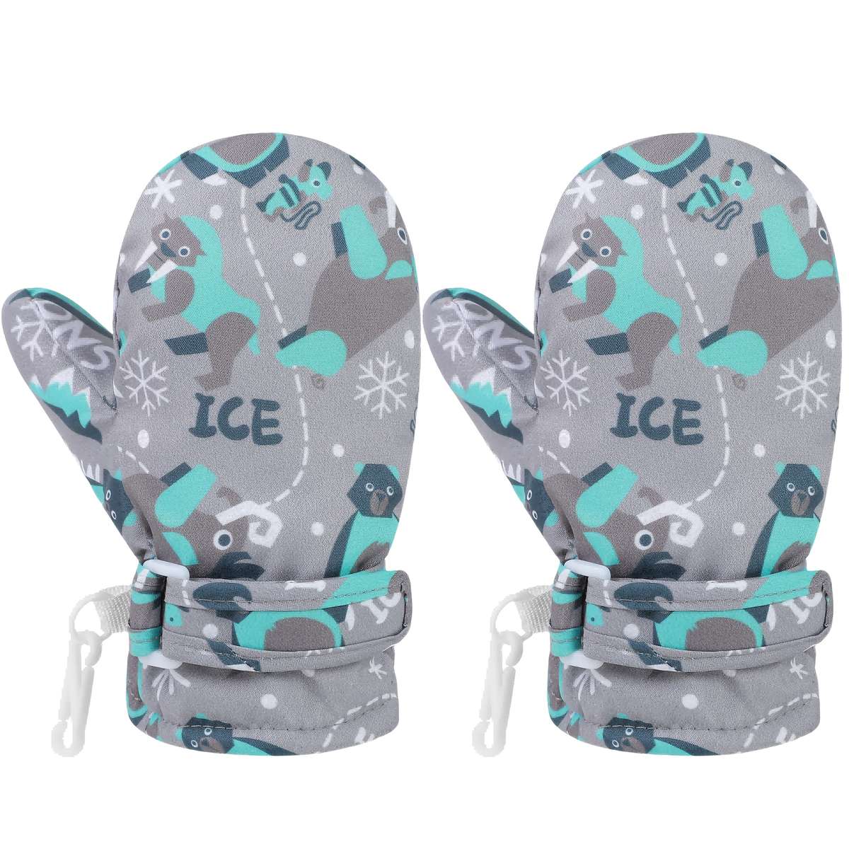 Winter Gloves Color Animal Robot Size M Code  2 To 4 Years Old