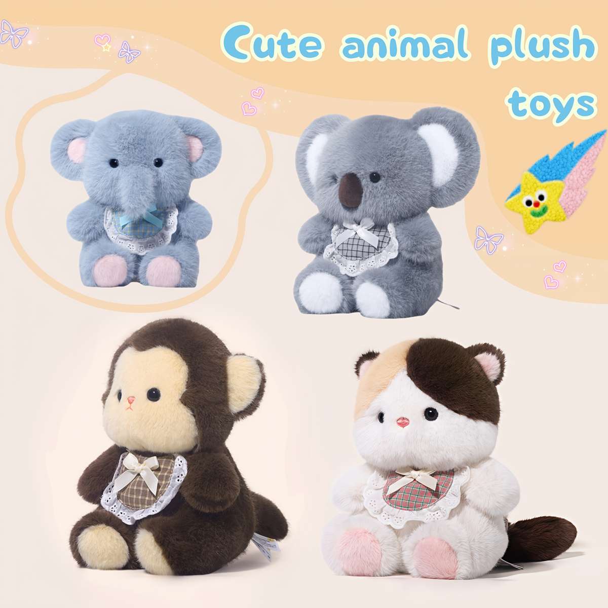 Plush Toyss Style Monkey