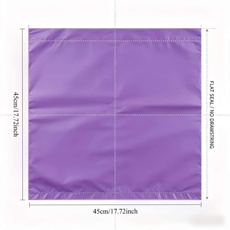 Trash Bag5 Rolls Of 100 Purple Pieces