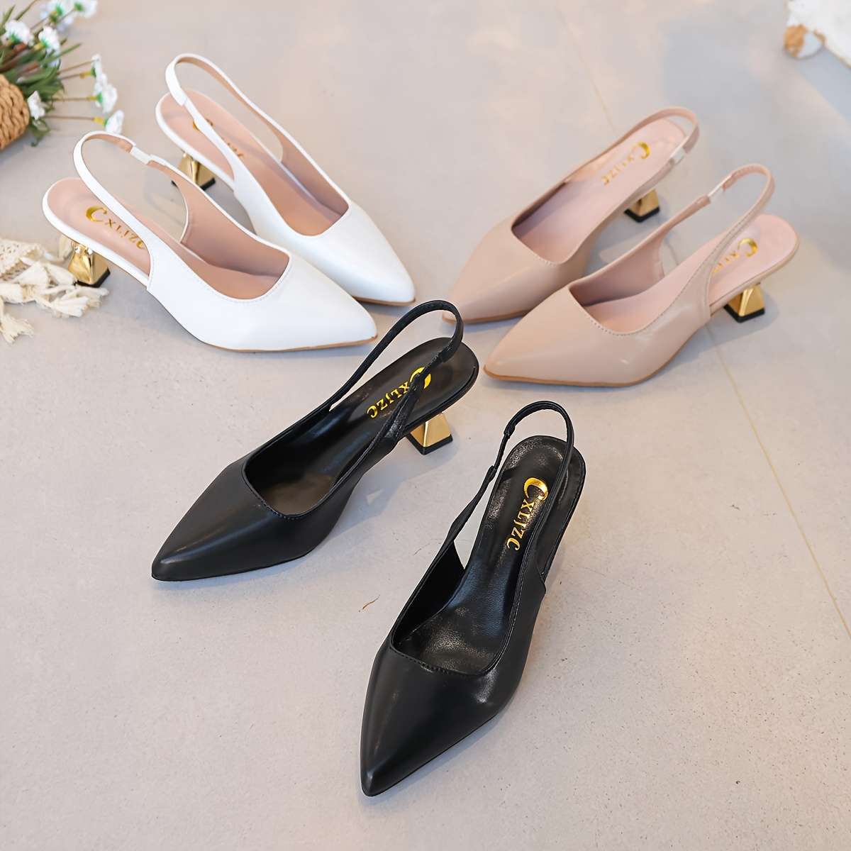 Women S High Heels Color Black Sizeuk 7