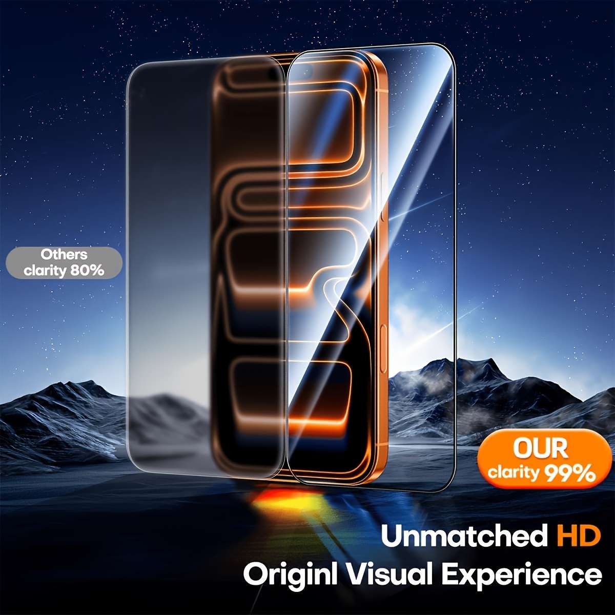 Screen Protector Color 2 Piecestransparent Compatible Model Iphone 13