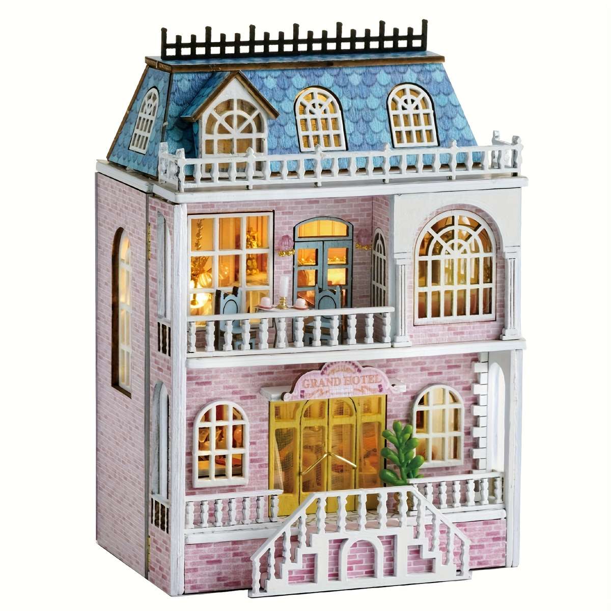 Building Toy Architectural Model Toy Set Color D 013 Manxing Dessert Shop