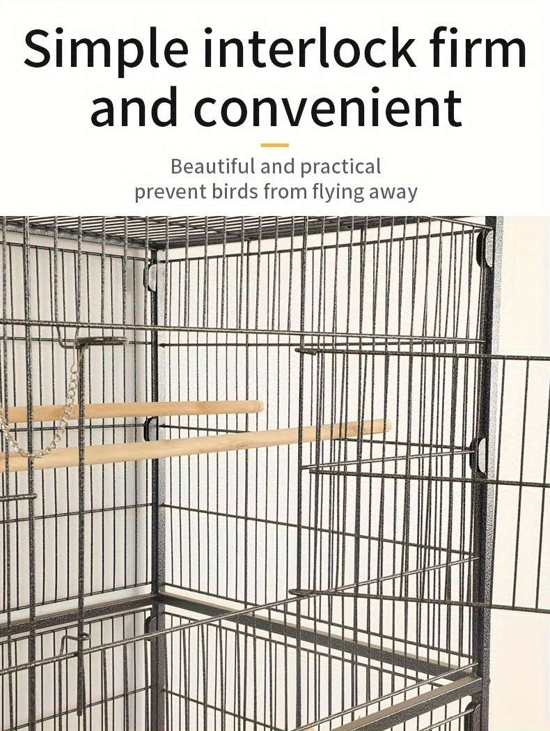 Birdcage Size 52 Inches  79*52*131 5Cm