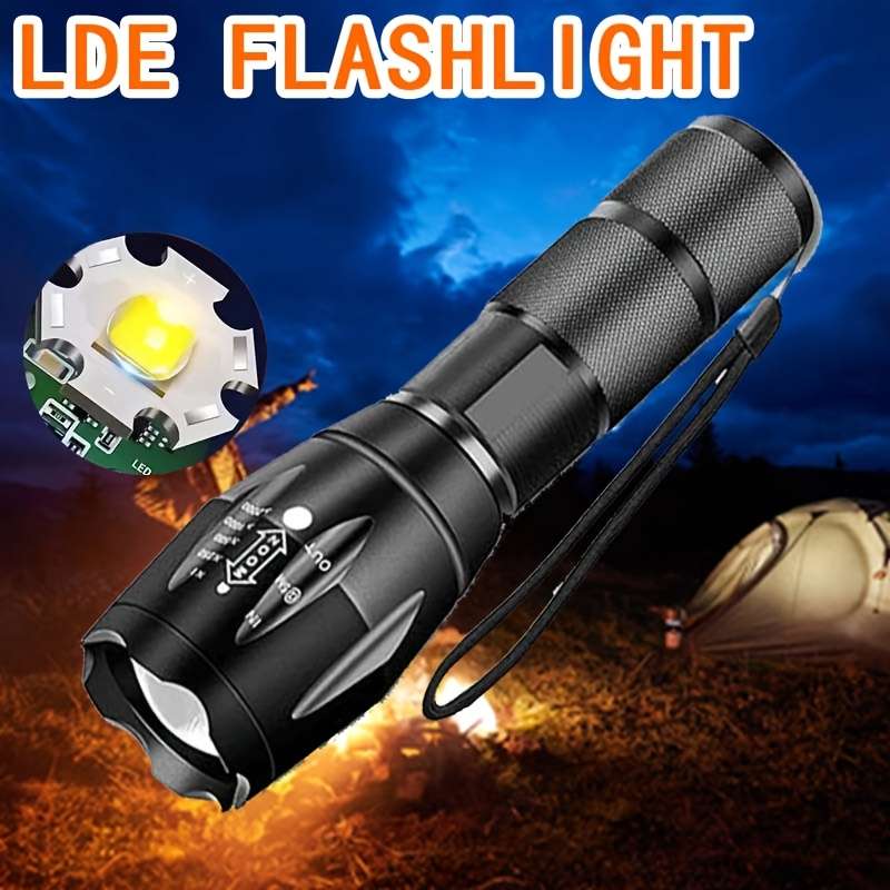 Portable Lamp Color 2Pcs Black