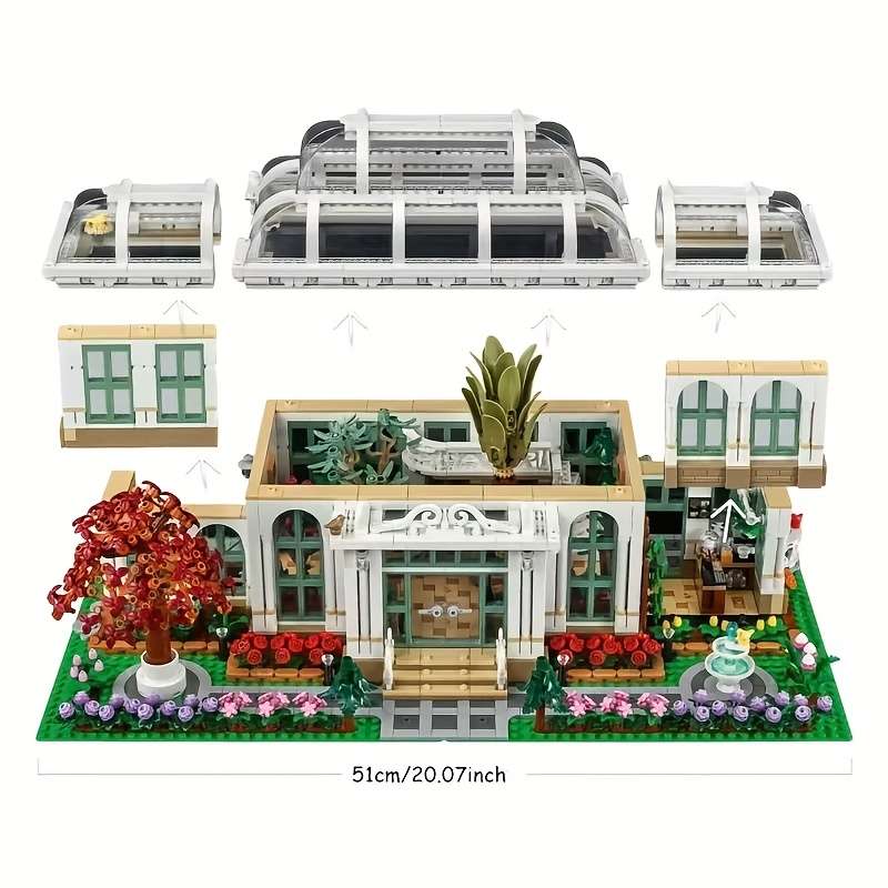 Building Toy Architectural Model Toy Set Style Botanical Garden