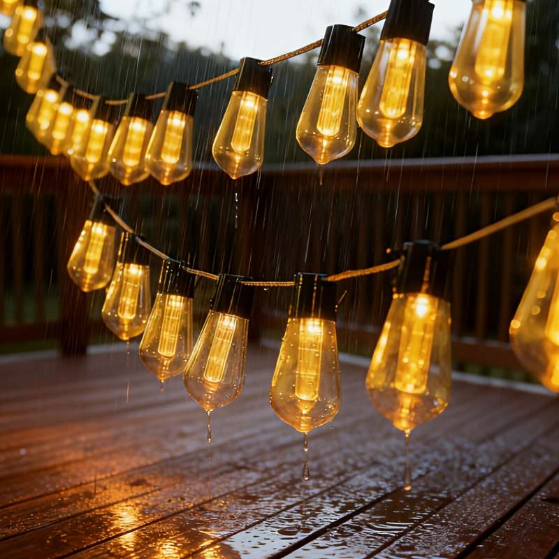 String Lights Color Warm Color Size10.7Meter 30 Bulbs  8 Modes