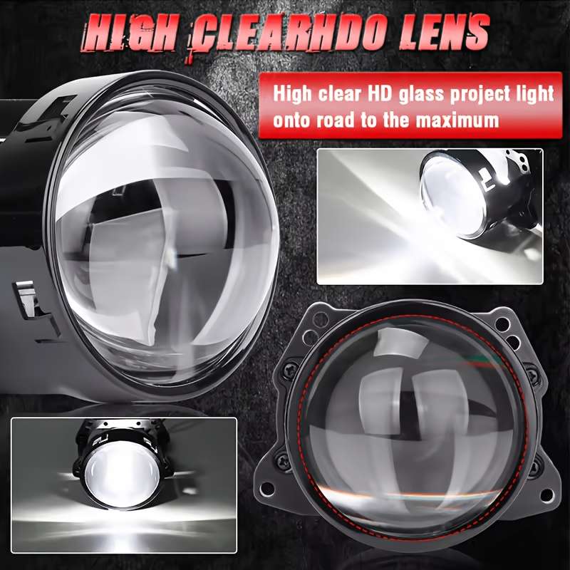 Car Lights Model 2Pcs Led Hd Lenses