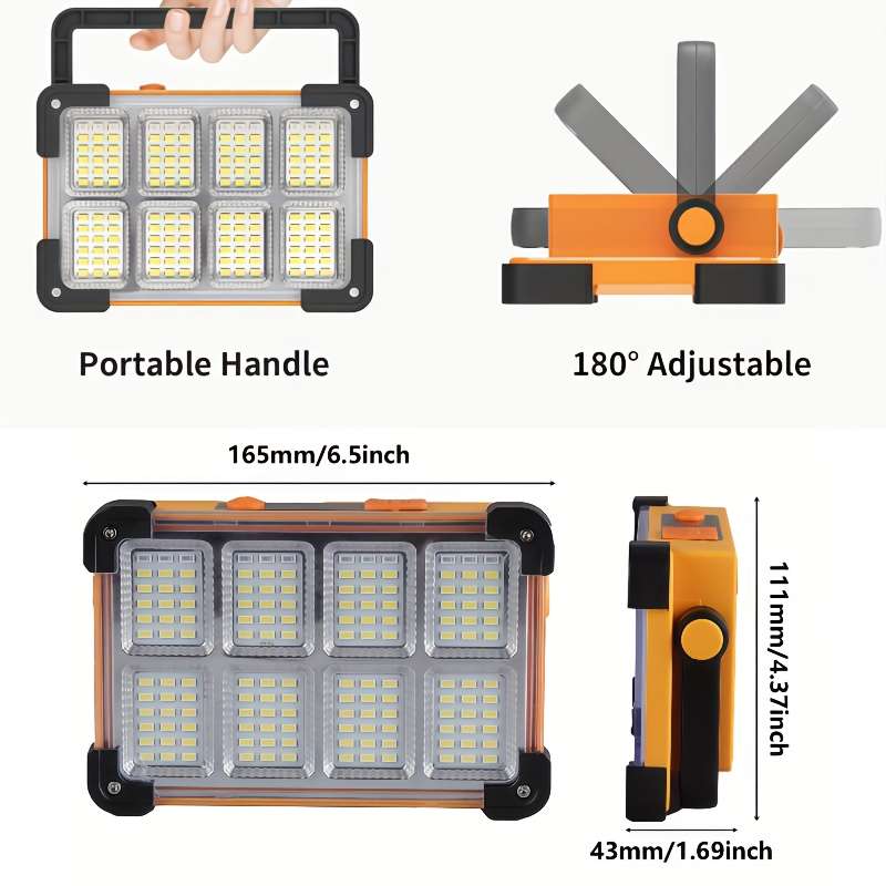 Solar Emergency Lights Color Orange