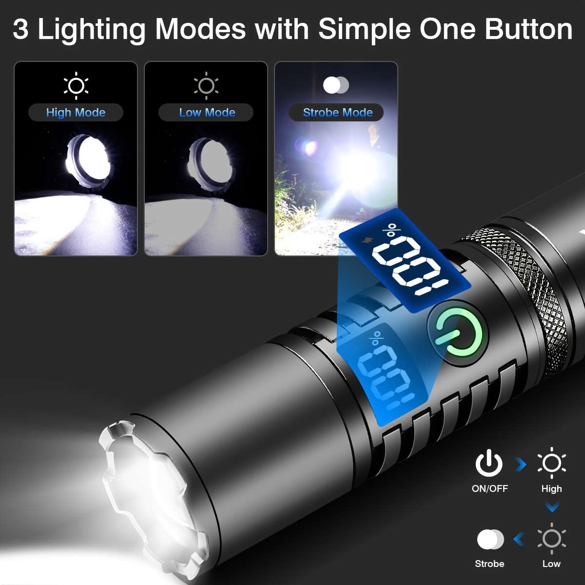 Flashlight Quantity 1 Set Flashlight With Battery