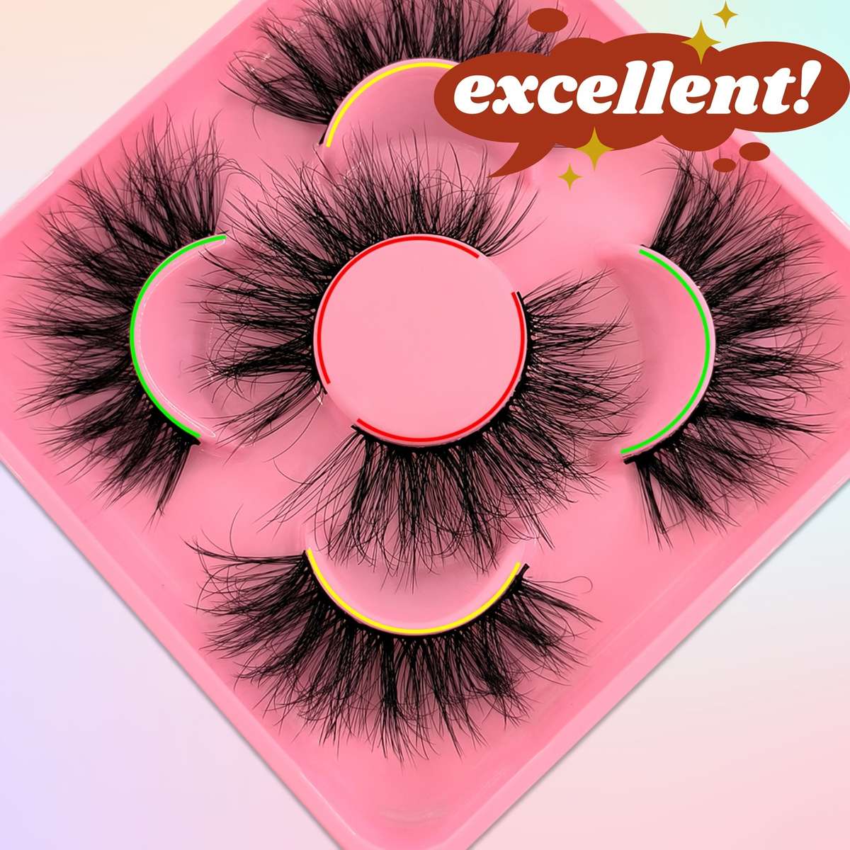 3 Pairs Fluffy Lash Extensions Quantity 10pcs