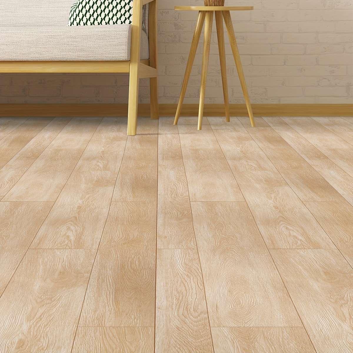 Self Adhesive Floor Stickers 100.08Cmx40.13Cm Camel