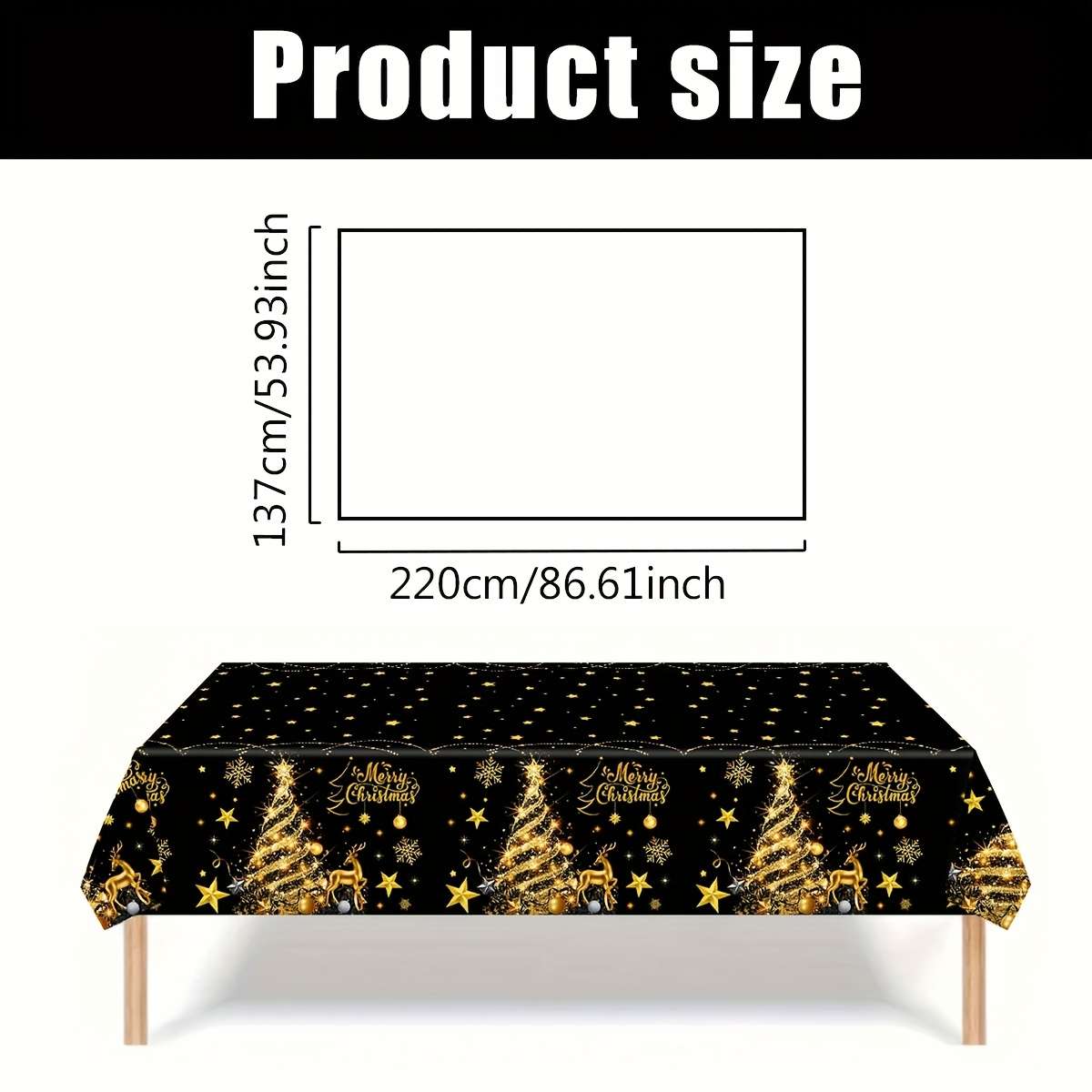 Christmas Tablecloth Quantity 2Pcs
