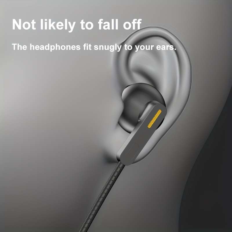 Wired Headphones Red Model 3.5Mm Interface