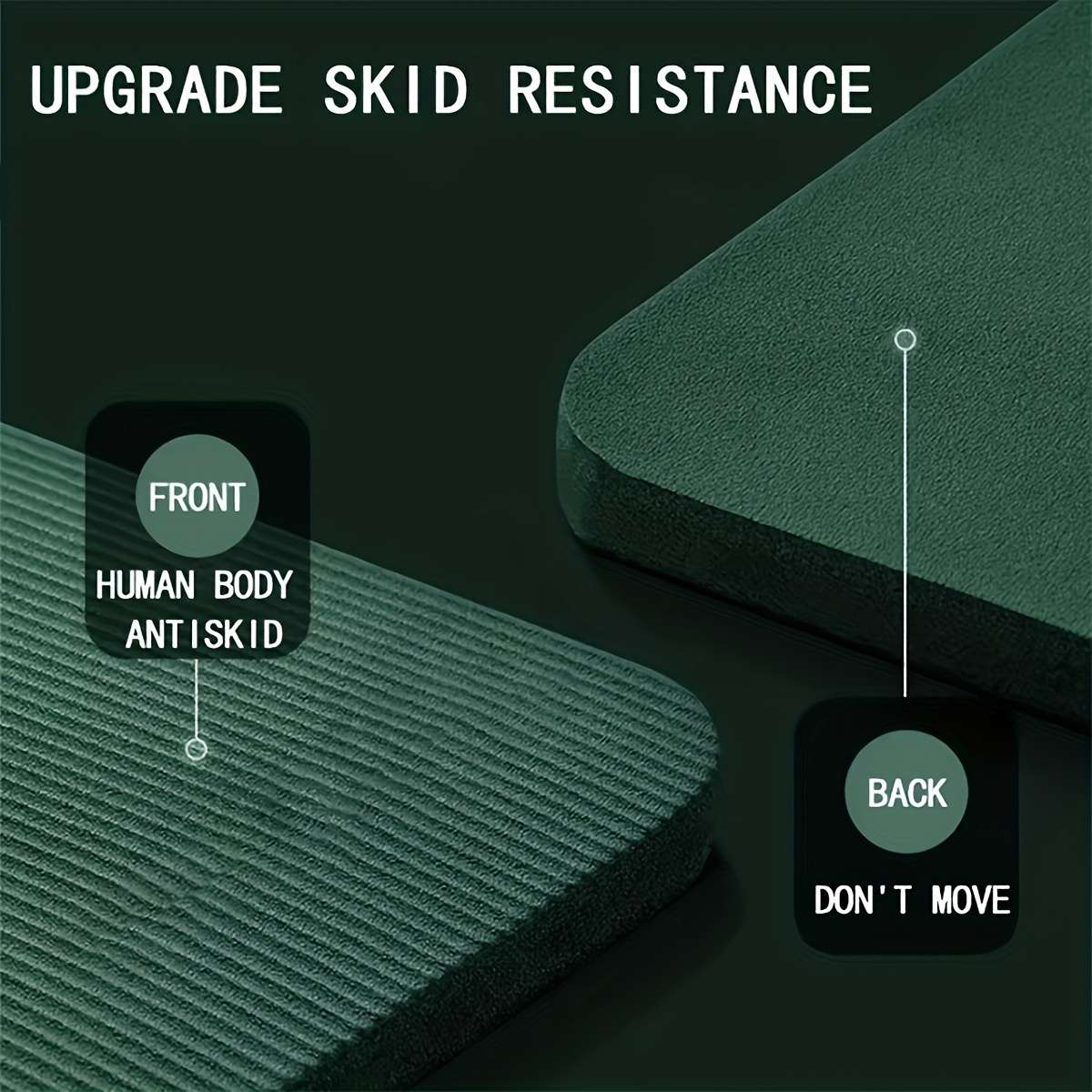 Yoga Mat Dark Green Items 200*80 Cm78.7*31.5 In