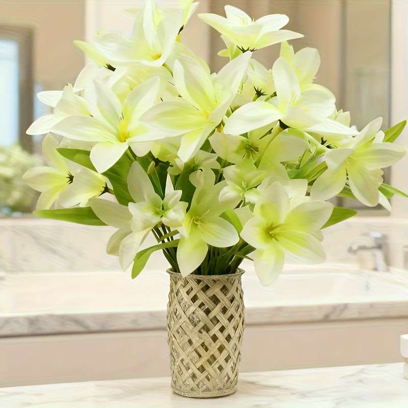 Simulated Flower Quantity 18 Flowers  1 Bunch
