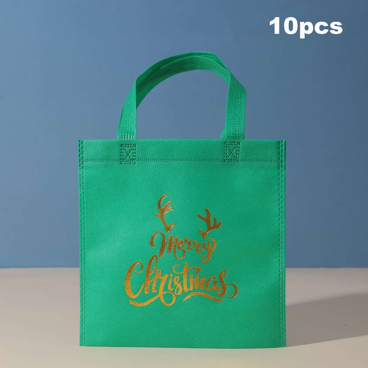 Gift Bags Color 10 Dark Green Gift Bags Size 20X20Cm