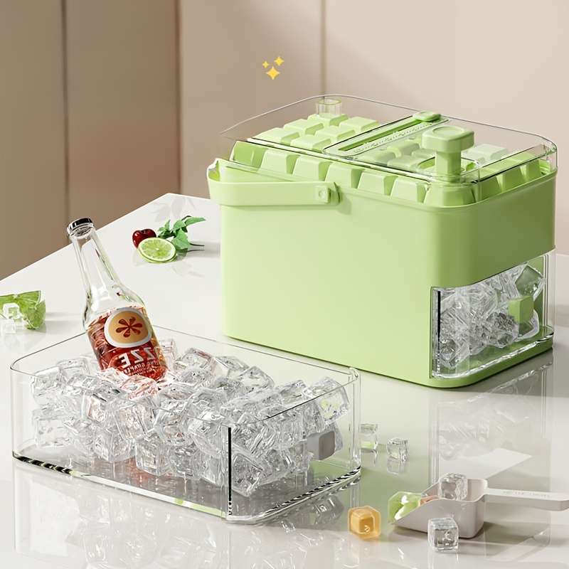 Sleek Portable Foodgrade Flexible Press Type Ice Cube Daily Beverage Use