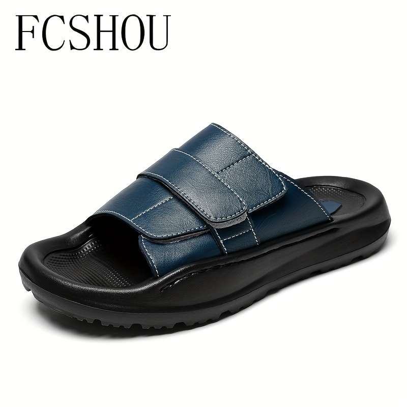 Men Slippers Summer Style Navy Blue Size Uk 7.5 To 8
