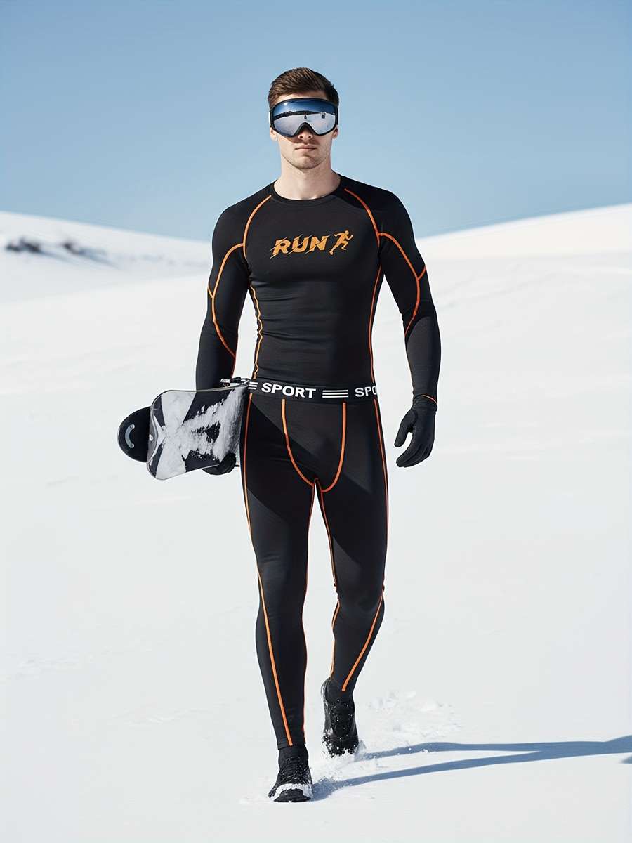 Thermal Underwear Color Black Sizexxl