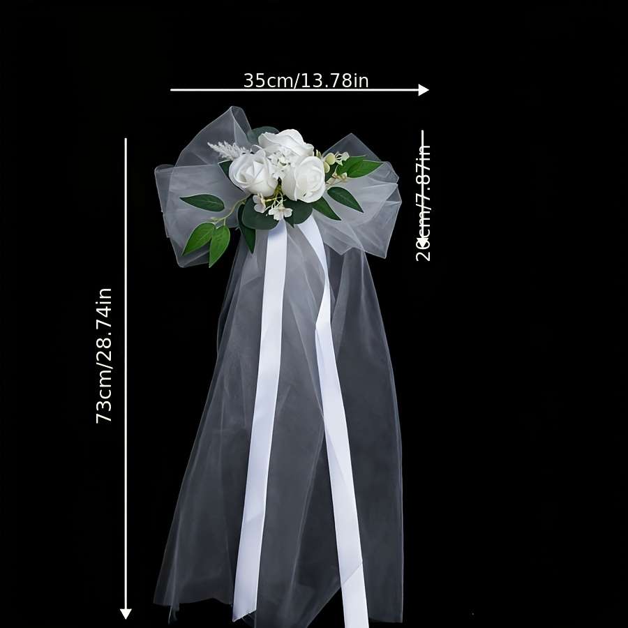 Wedding Supplies Color White 2Pcs