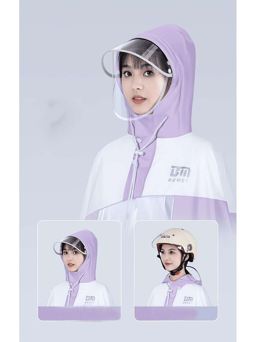 Raincoat Grey White Size Onesize