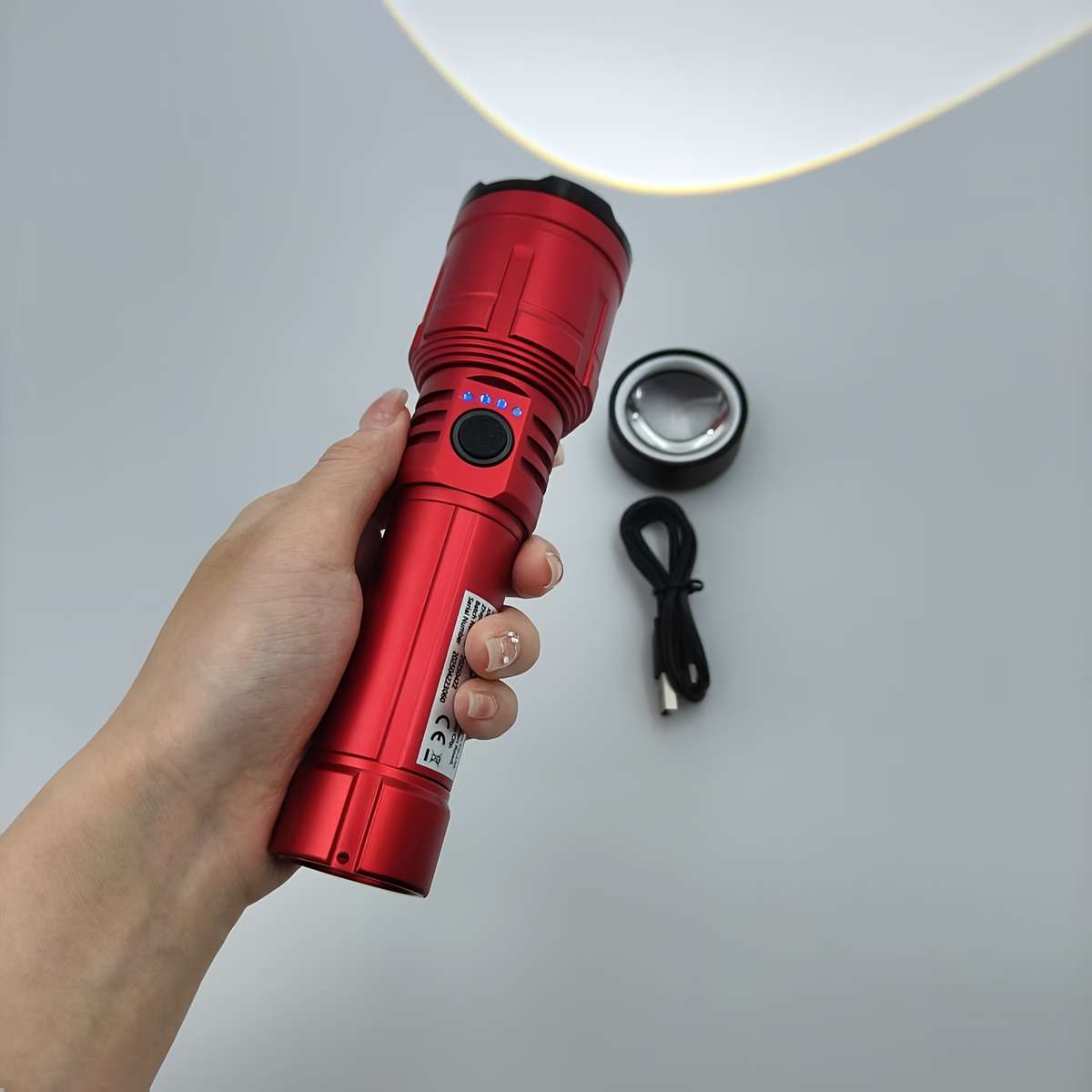 Compact 1Pc Aluminum Alloy Handheld Flashlight Multi Functional Daily Reliable