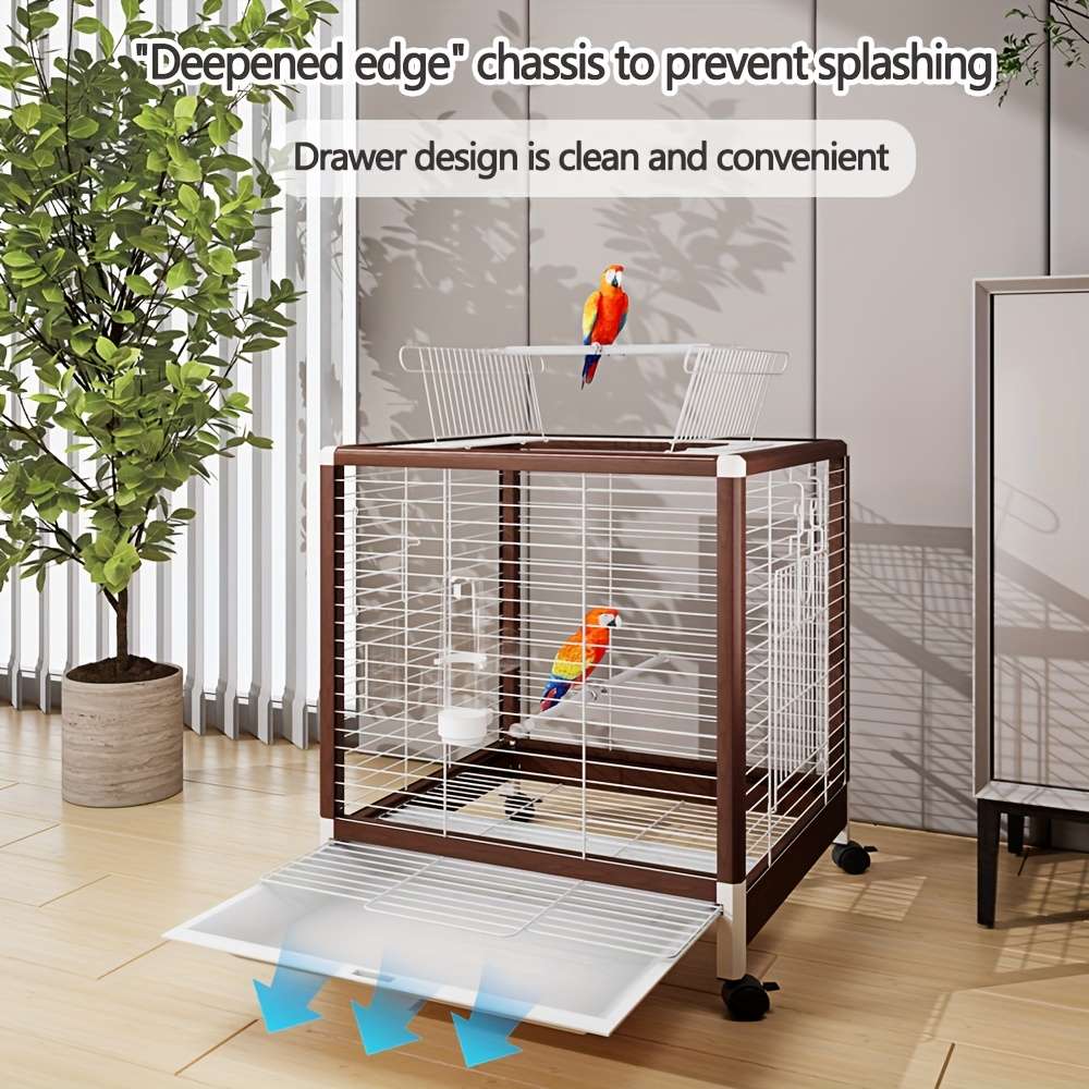Birdcage Color Aluminum Alloy Match To Wood
