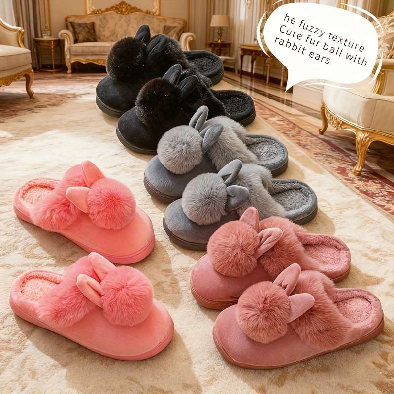 Cotton Slippers Color Grey Sizeuk 6.5-7
