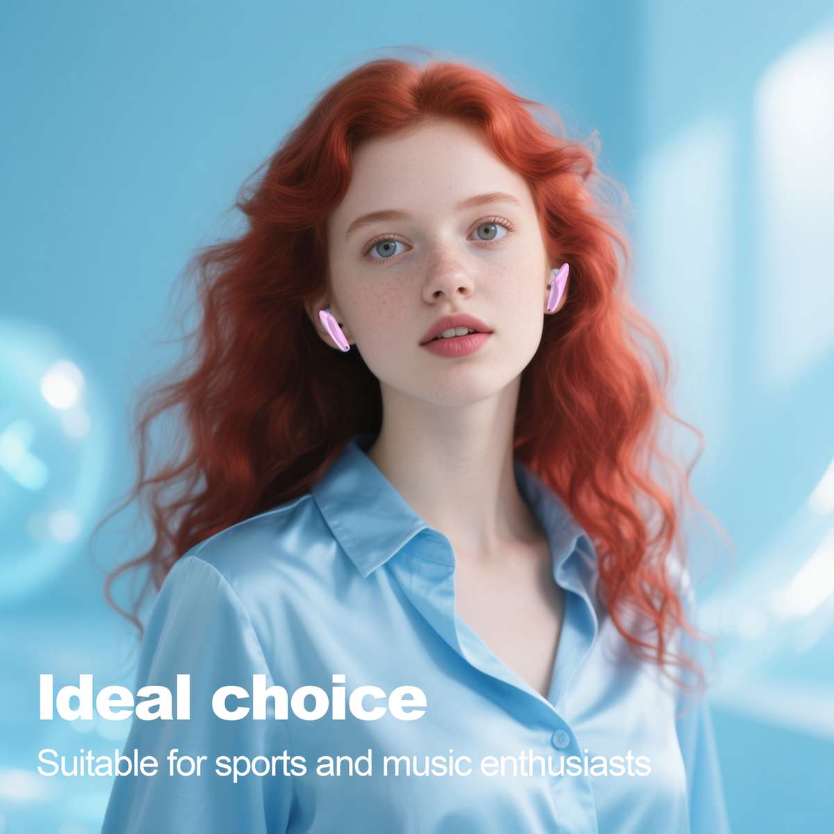 Rechargeable Wireless Earbuds Headphones Headset