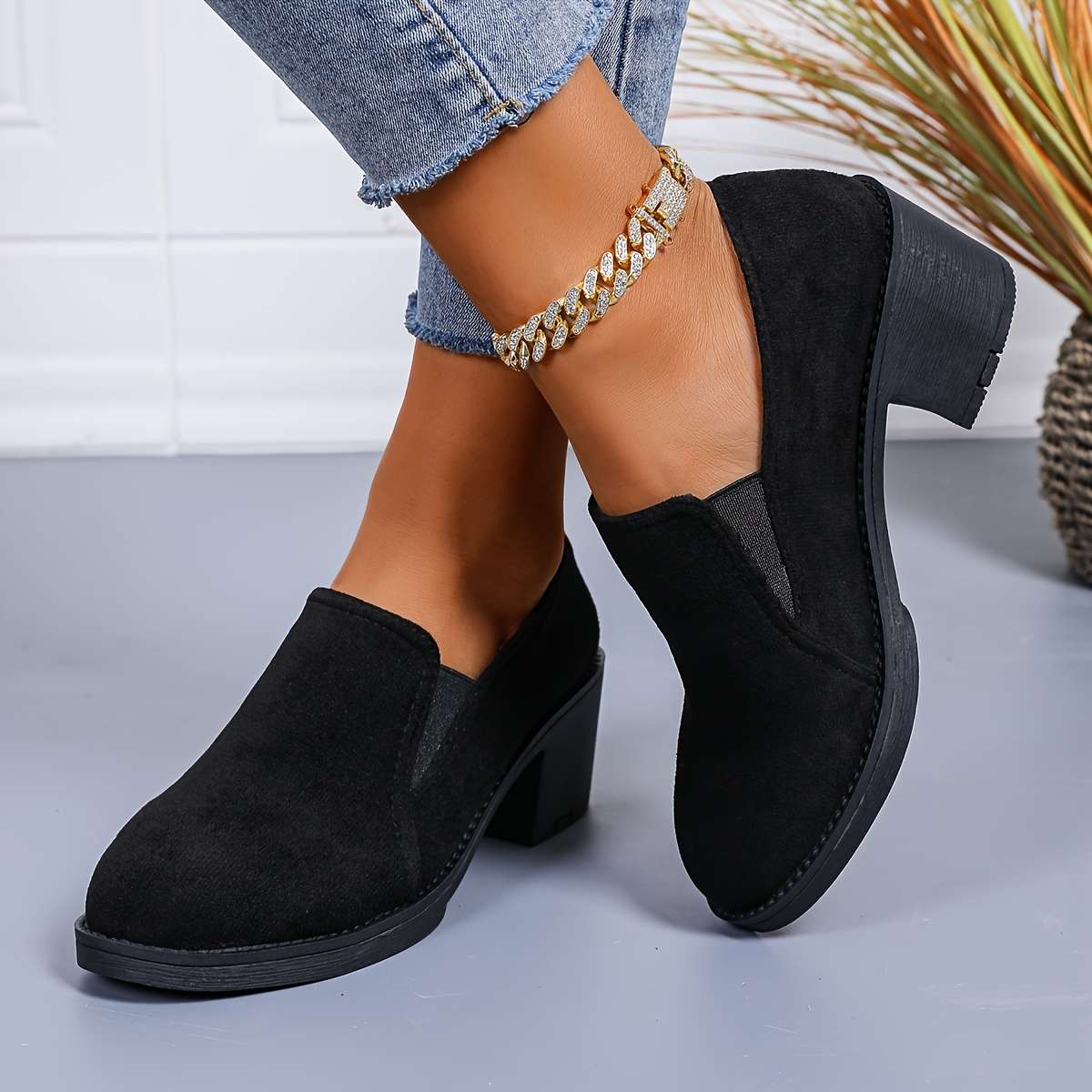 Women S High Heels Color Black Sizeuk 4