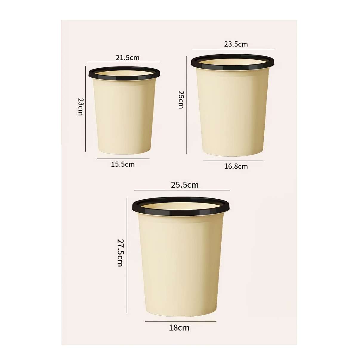 Garbage Can Items Gray Wind
