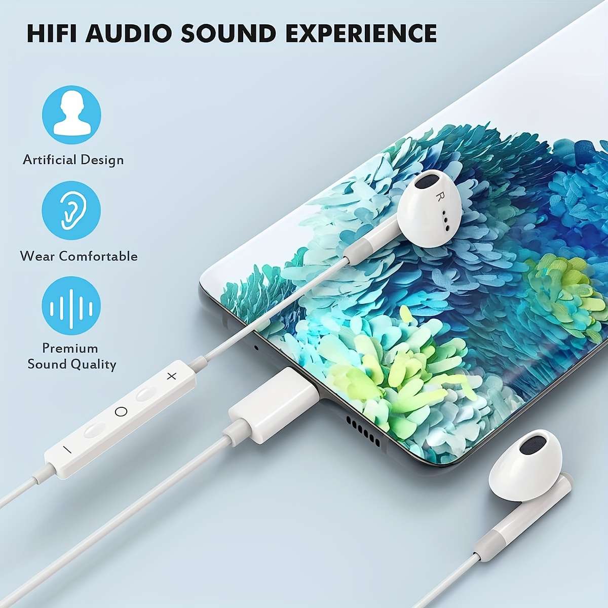 Wired Headphones Model For Lightning