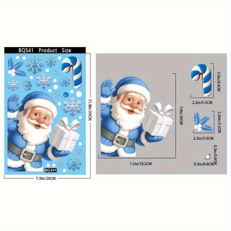 Christmas Decorations Quantity 6 Sheets   D