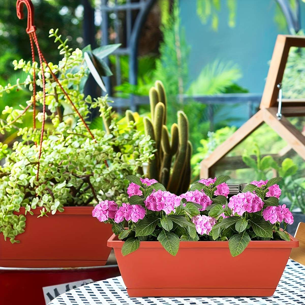 Flowerpot  6Pcscolor Light Gray