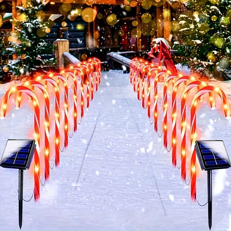 Christmas Lights 46Cm Solar 5Pc Warm White