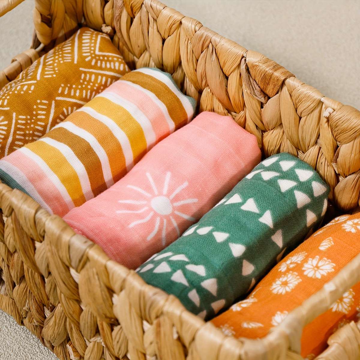 Towel Items Bright Colors5Pcs