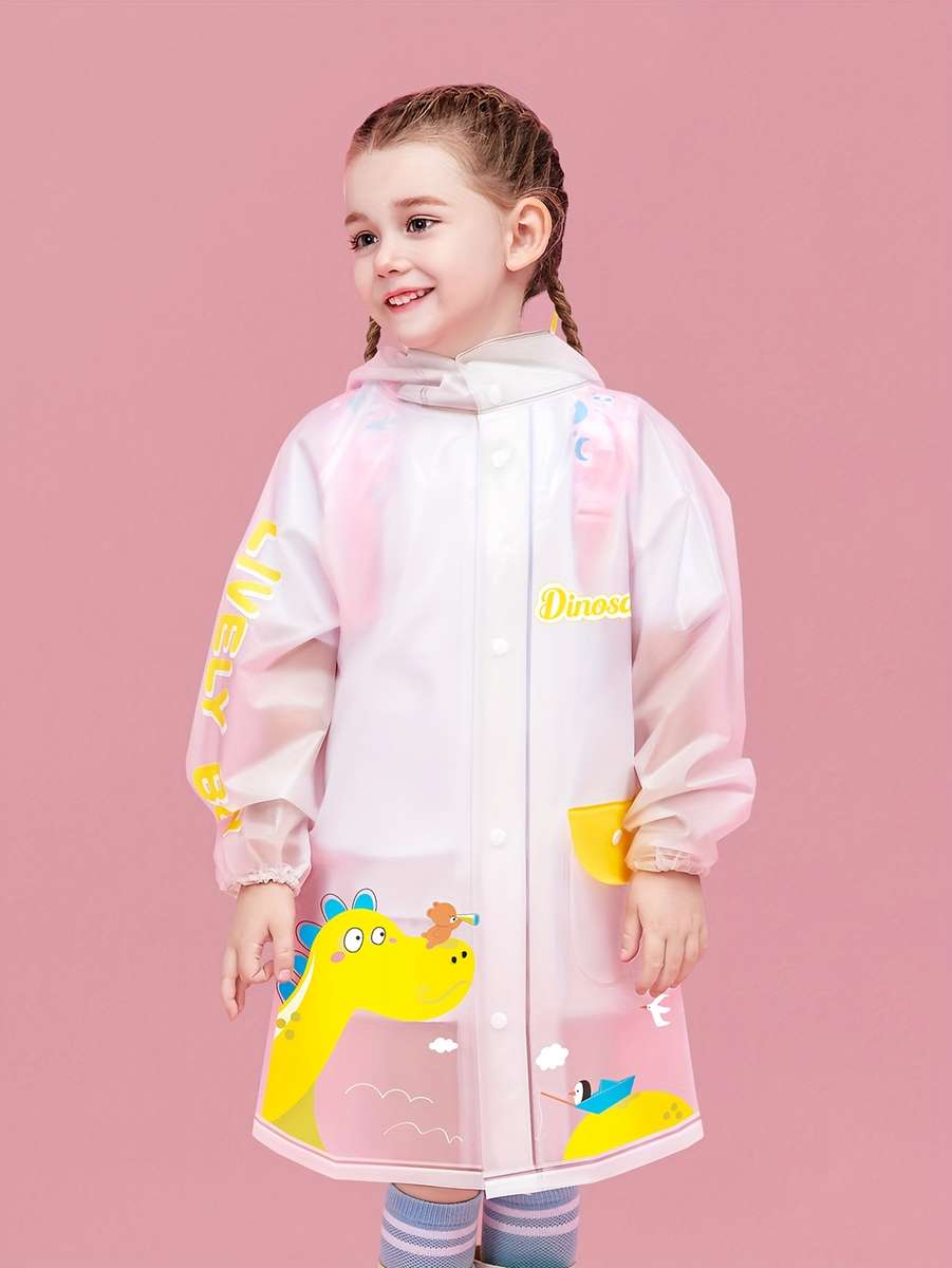 Raincoat White Size 6Y