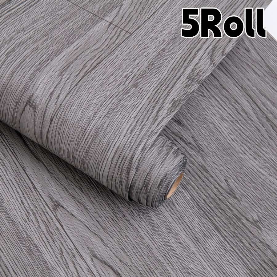 Self Adhesive Floor Stickers Dark Cool Gray 5Roll