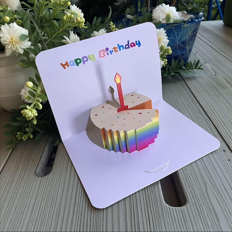 Greeting Cards Style Cake
