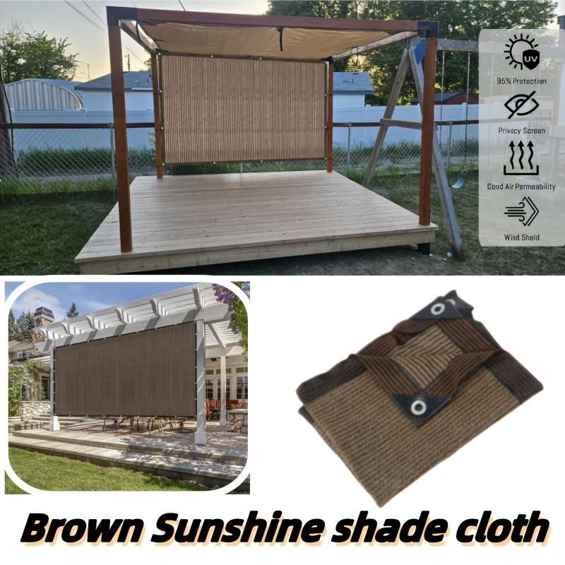Shade Net Size Brown 6*15M
