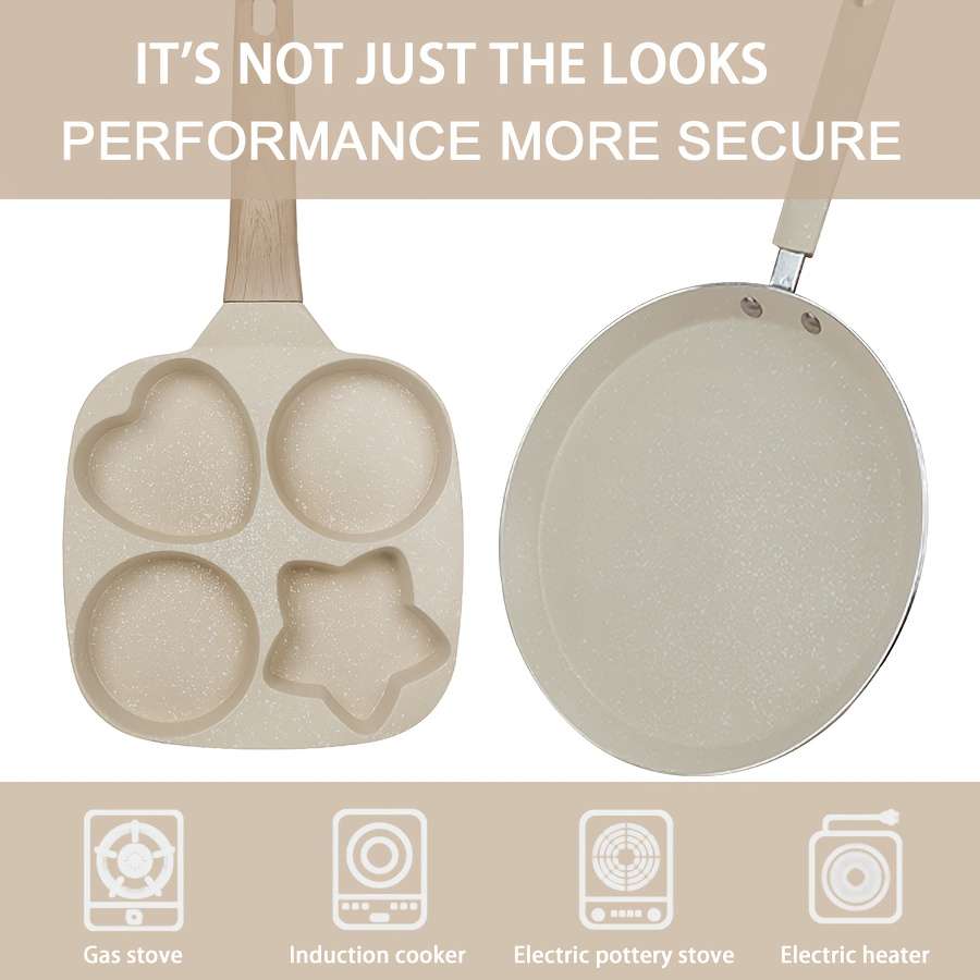 Frying Pan Color Beige 5Piece Set