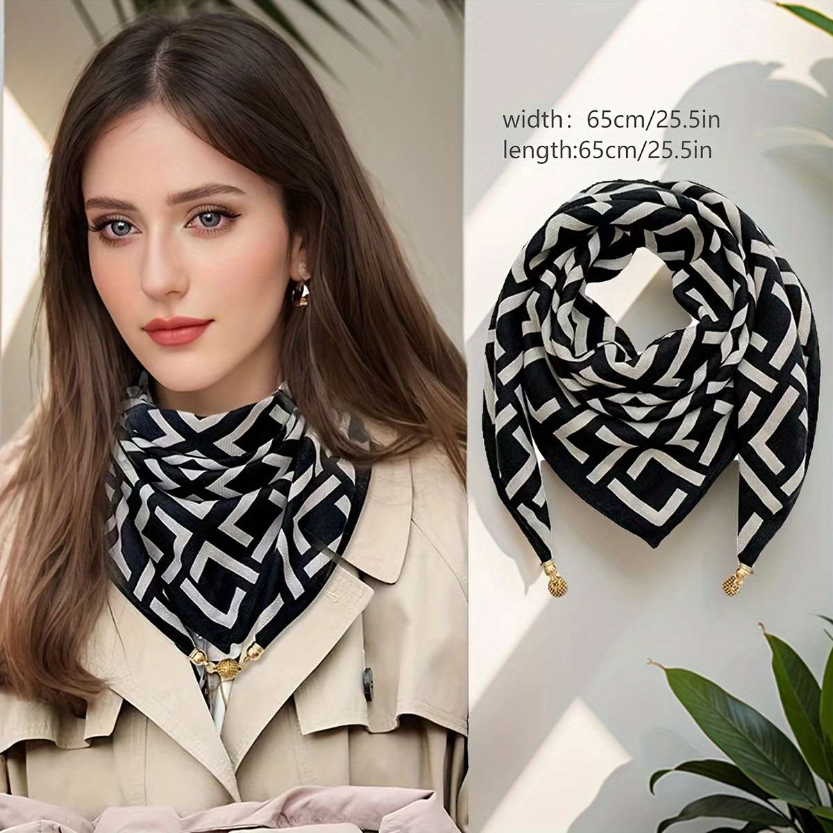 Scarf Color Black 1